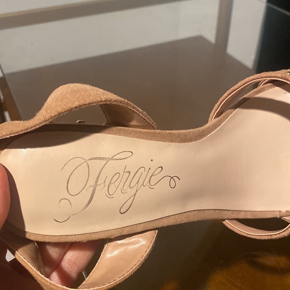 Fergie Cream Platform Heels - Picture 4 of 10